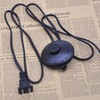 Helunsi 3Pcs Floor Lamp Foot Switch, Black Foot Pedal Switch,