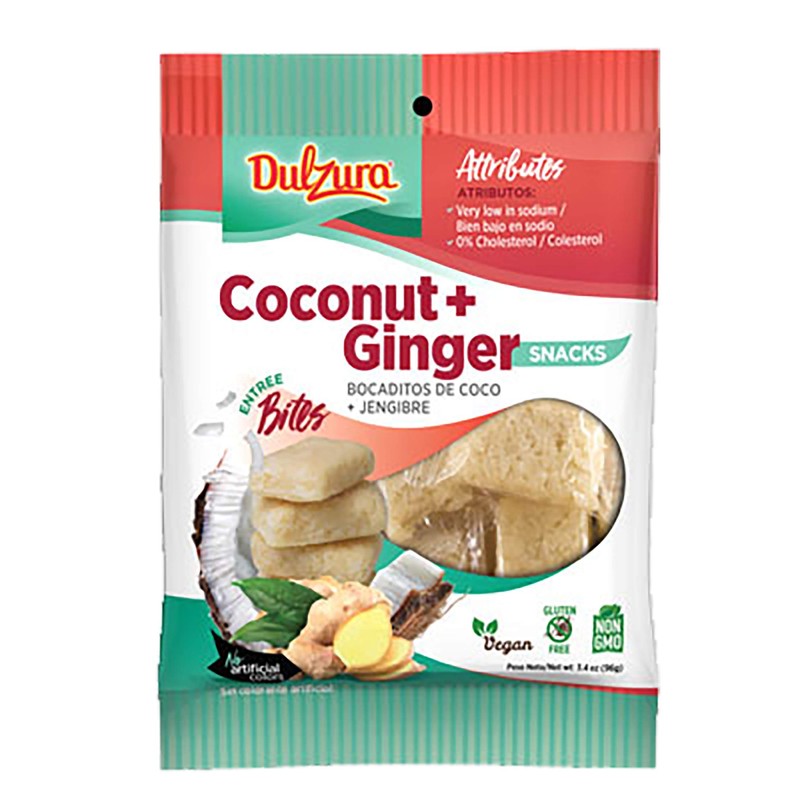 Natural Coconut Macaroon Bites - Individually wrapped coconut snacks Vegan,