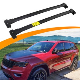 Snailfly 260 LBS Upgraded Crossbars Fit for 2011-2021 Jeep Grand Cherokee Cross Bars Roof Rack Cargo Carrier Aluminum Alloy with S-Steel Clamps