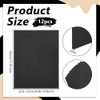 BENECREAT 12Pcs Black EVA Foam Insole, 12 × 9 Inches,