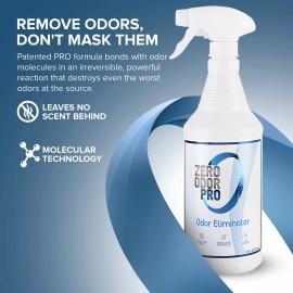 Zero Odor Pro - Commercial Strength Odor Eliminator - Neutralizer - Deodorize...