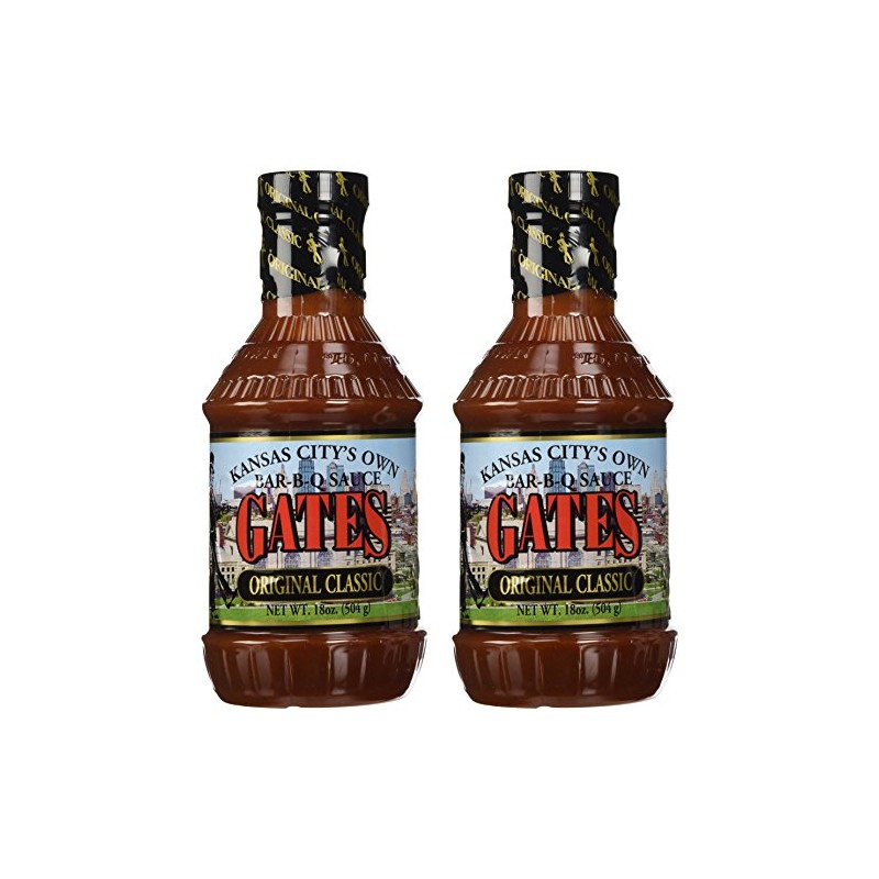 Gates Original Classic Bar-B-Q Sauce, 18 Ounce Bottle (Pack of
