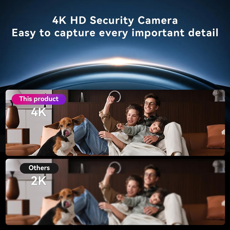 ASWNS Wireless WiFi Security Camera, Nanny Cam for Home, Indoor