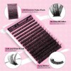 ALICE 280Pcs 위스피 개별 속눈썹 DIY 연장 8-16MM D-컬리 클러스터