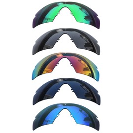 Acefrog 5 Pieces Polarized Replacement Lenses for Oakley Si Ballistic M Frame 2.0 Sunglasses, Perfectly Fit, Shatterproof, Anti-scratch, Value Pack