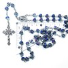 GeekTenet Rosary Beads Chaplet Dazzle Heart-shaped Artificial Crystal Glass dh
