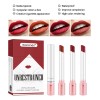 Set De Esmalte Labial Hidratante Mate De 4 Piezas