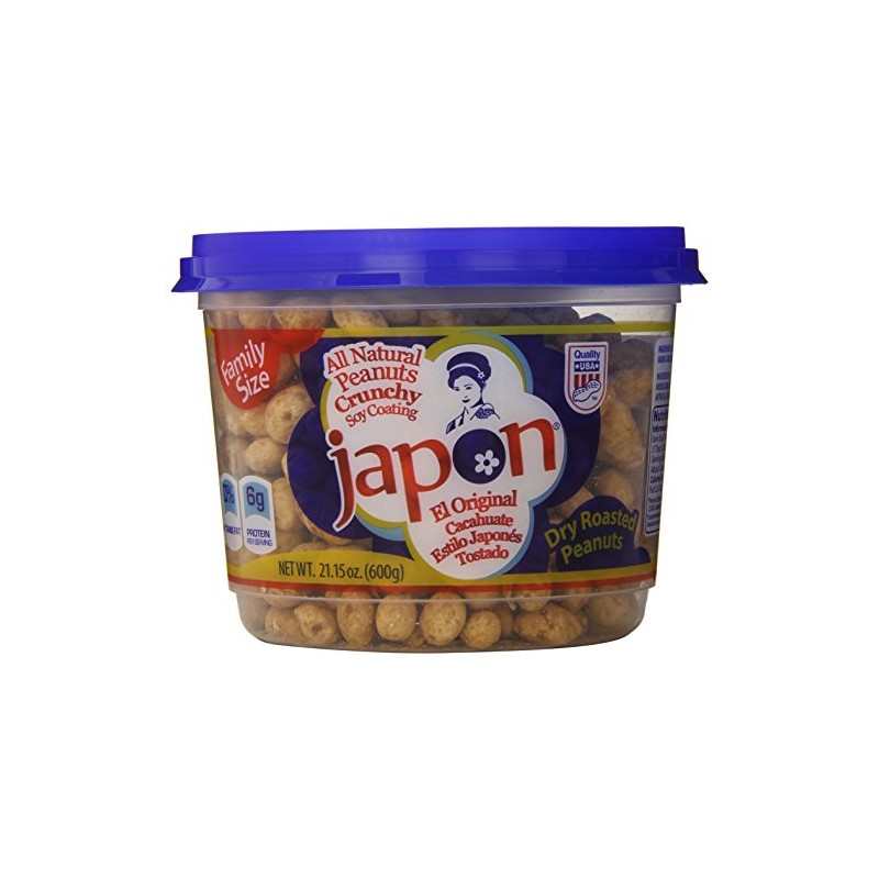 Japon Natural Peanuts with Soy Coating, 21.15 Ounce
