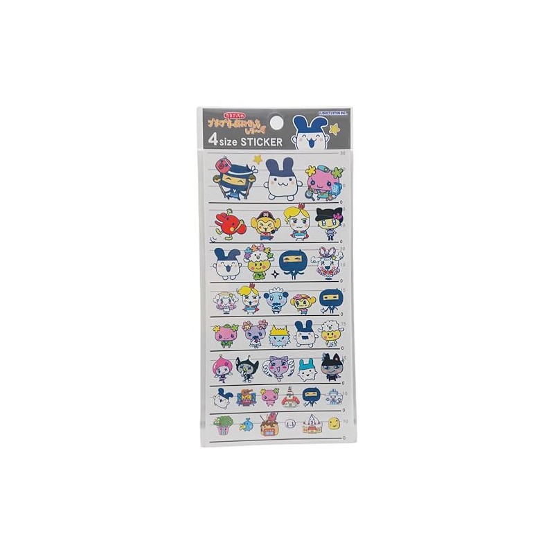 Tamagotchi 230496 (Sticker Sheet), 4 Size Sticker