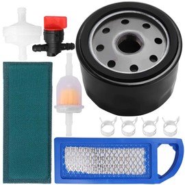 Anxingo GY20573 Filtro de aire con filtro de aceite de repuesto para John Deere LA115 LA105 LA110 L100 L105 L107 Tractor de césped M149171 GY20577