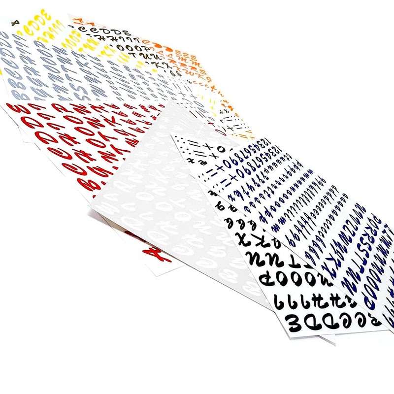 Quattroerre Letter Kit Stickers, Gold