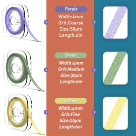 Bopika Dental Polishing Strips Rolls: 3-Grade Set for Precision Care