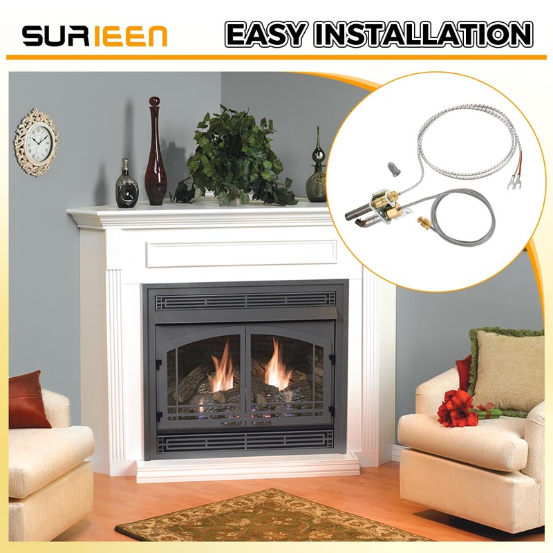 SURIEEN Millivolt Pilot Assembly Compatible with Grand Canyon, 36" Leads