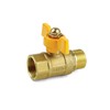DIYCUT Ball Valve 1/2 Inch, Brass Shut-off Valve, Internal and