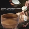 Wooden Men Shaving Bowl Burr Free Compact Shaving Cream Cup