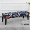 SPRINGRICO Stretch Dining Bench Cover, Removable Bench Slipcover Washable Bench