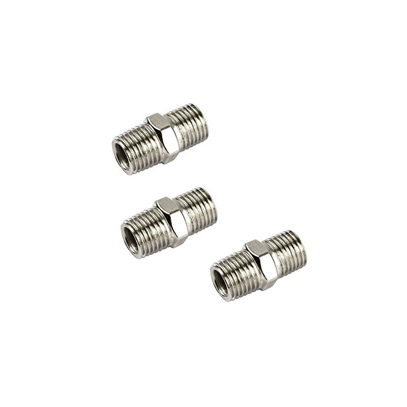 Air Line Hose Compressor Fittings/Connector 1/4" BSP Male to Male