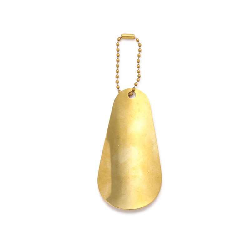 Schott 782-4970037 Men's Keychain BRASS Shoehorn, 170 gold