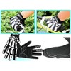 TKS TKS-QEP01-M Skeleton Gloves, Windproof, Cold Protection, For Motorcycles, Bicycles,