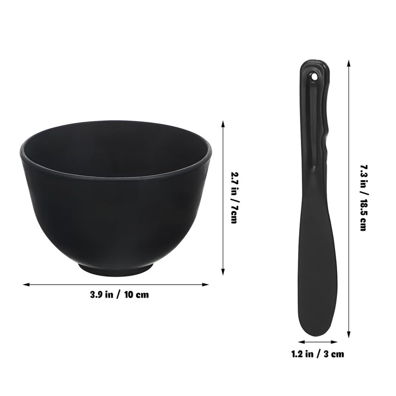 NOLITOY 3 Set Face Mask Mixing Bowls with Spatula: DIY