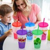 Colour Changing Cups Tumblers with Lids & Straws - 5