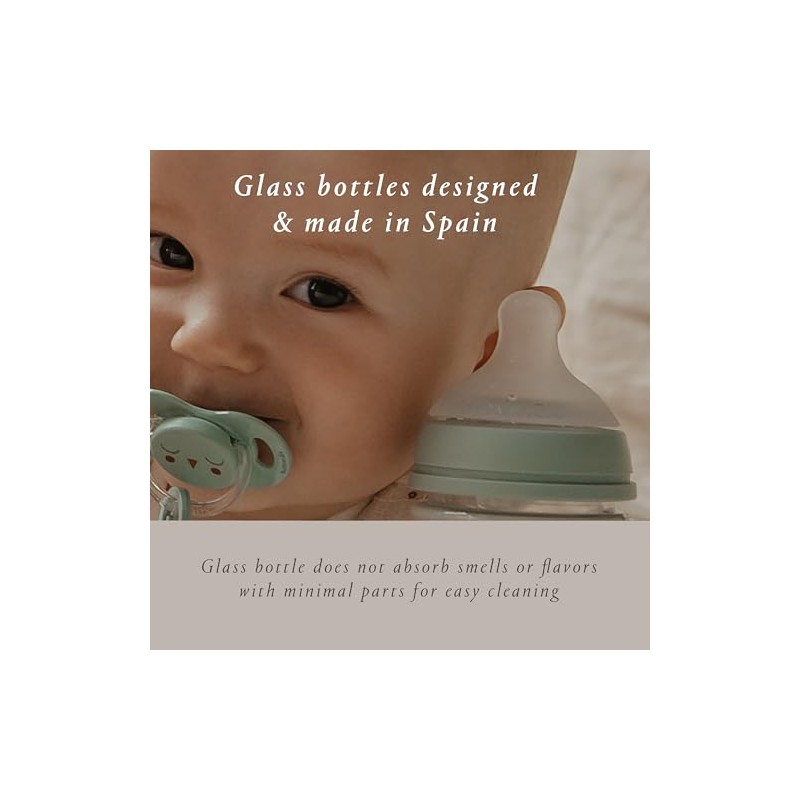 Suavinex, Biberón Anticólicos, 3 Meses, 8 Oz, Rosa