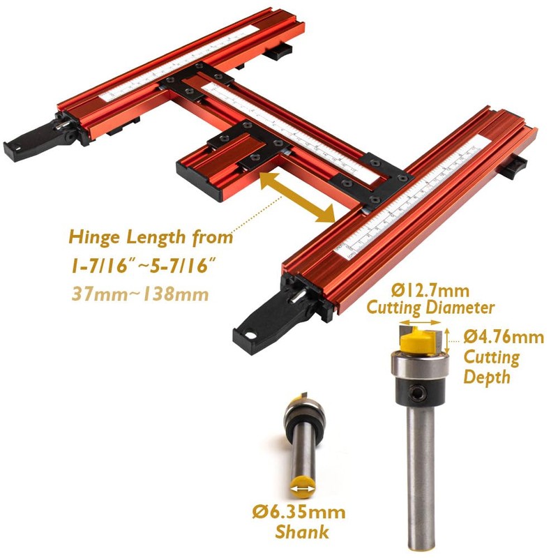 O'SKOOL Hinge Mate Accessory Installation Kit for Doors, Jambs, Latches