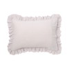 Francfranc Franc Ruffle Gauze Pillow Cover 70x50cm Light Purple Pillowcase