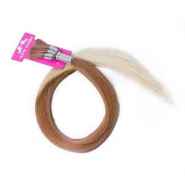 Braided Extension, 27.6 inches (70 cm), 3.5 oz (100 g), Two-tone (27/613N: Milk Tea Beige/White Beige)