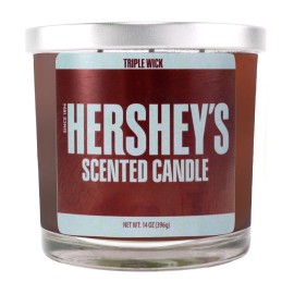 Hershey's Chocolate Scented 14oz Candle - 3 Wick Candy Scent Jar Candle