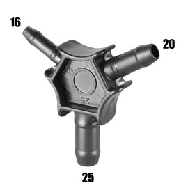 Premium Tool Set for Composite Pipe, Pipe Cutter for PVC Plastic and Multilayer Composite Pipe up to 42 mm + Calibrator 16 20 25 mm (Black)