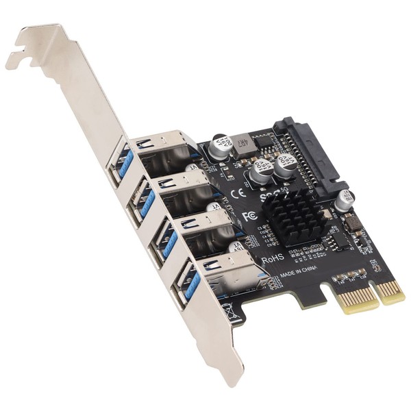 Tarjeta de Expansión PCI Express de 4 Puertos USB 3.0