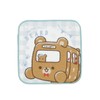 Marushin 1985000100 Mini Towels, Set of 5, Yukinamiharai Bus, Character,