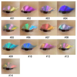 SZDYM super shine duochrome powder,Super Chameleon eyeshadow powder,Long lasting,Multi-Reflective Finishes Eyeshadow Makeup,0.3 Grams Pressed Highly Pigmented Minerals (#07)