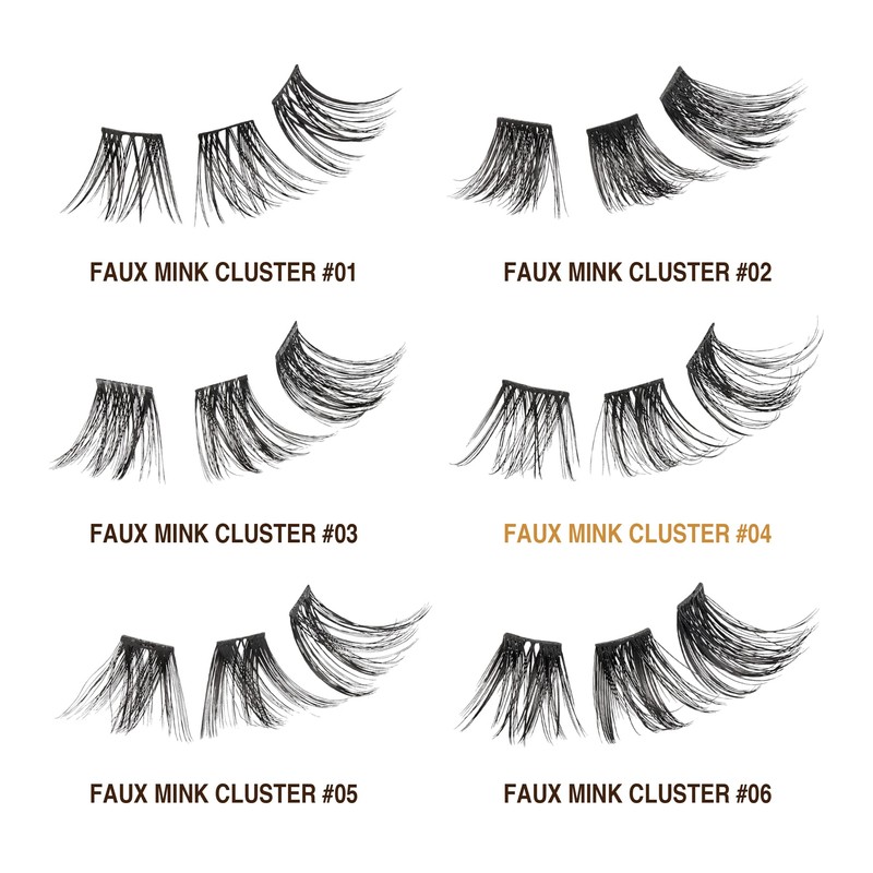 i•ENVY Extended False Eyelashes Faux Mink Featherlight Reusable Artificial Eyelashes