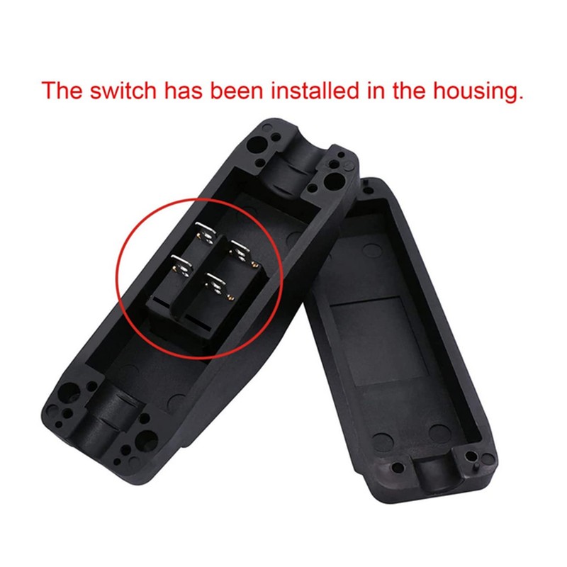 TWTADE Waterproof Inline Cord Switch 12V DC 16A ON-Off Red