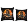 Monkey Playing Drums - Animal Monkey Lover Drum set Throw