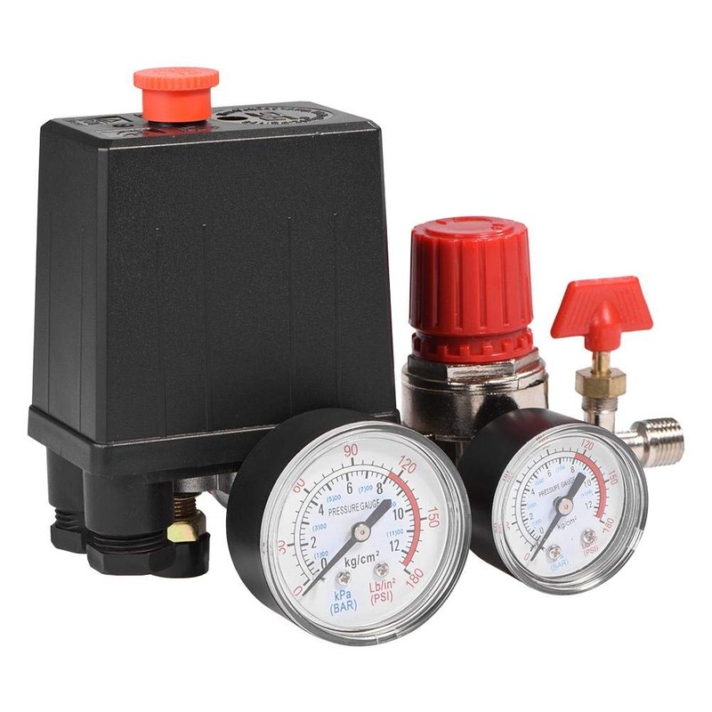 EBTOOLS Air Compressor Valve, Small, Lightweight, Pressure Control Switch, Air