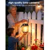 KOOPER Metal Solar Lanterns Outdoor Waterproof, 2 Pack Brighter Hanging