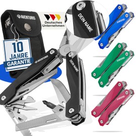 Aventuris® Multi-Tool PEROSNALIZED Great Multifunctional Tool as Bicycle Accessories or Outdoor Equipment, a Multitool Tool as Men's Gifts