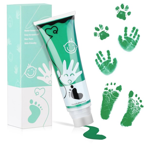 Sortnic Sortnic 75ml Green Baby Imprint Ink for Baby Footprint