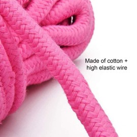 Soft Cotton Rope|Ecofriendly & Durable|Easy to DIY for Daily Using | Braided Twisted Rope| Natural Thick Long Suitable for Swing, Camping, Hanging Clothes & Home Décor|32 Feet 10m|Pink|