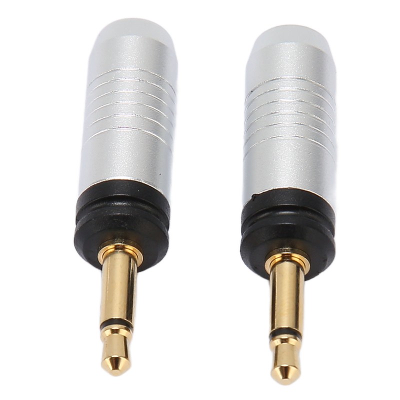 3.5mm Repair Plug Solder Type Gold Plated Replacement Mono Male
