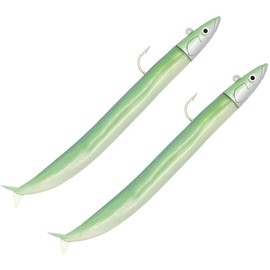 Fiiish Double Combo Off Shore Crazy Sand Eel No.1-10cm - 10g - Pearl Green - CSE5007