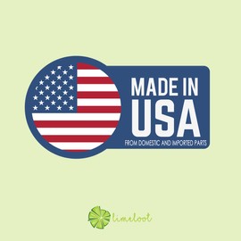 Limeloot American Flag Badge Reel with Stethoscope - Swing Clip and Extra Long 34 Inch Cord