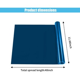 11.88×48 Inches Car Light Self-Adhesive Tint Film Brake Light Headlight Tail Light Fog Light Car Vinyl Wrap Protector Film Auto Modification Cover for Cars, Trucks, SUVs,(Car Light Tint Film)