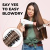 Lily England Round Hair Brush Set, 4 Pieces Professional Blow
