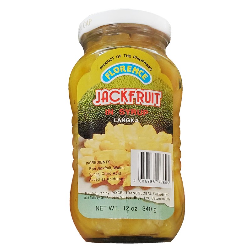 Florence Jackfruit in Syrup Langka (2 Pack, Total of 24oz)