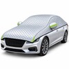 Quilted Car Snow Cover for Outdoor Parking – Silver Protective