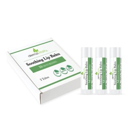 Oncology Lip Balm - Natural Organic Plant Based lip balm for Oncology Patients, Heals Dry Lips - Moisturizes, Soothes and Hydrate Parched Lips - 3 pack